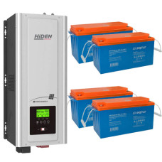 Комплект ИБП Hiden Control HPS30-6048 (6 кВт) + 4 АКБ Энергия 150 А·Ч Комплект ИБП Hiden Control HPS30-6048 (6 кВт) + 4 АКБ Энергия 150 А·Ч